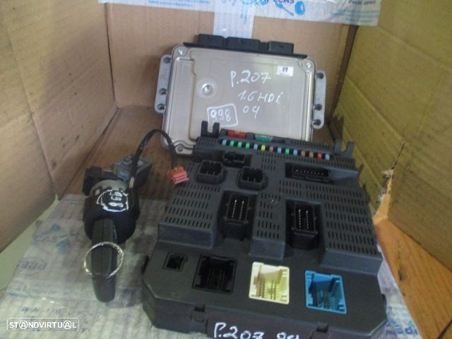 Centralina 9663755480  9663798280 PEUGEOT 207 2004 1.6HDI BOSCH - 1