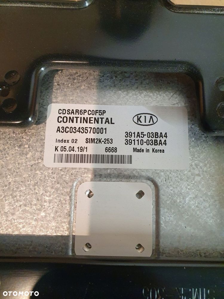 KOMPUTER STEROWNIK SILNIKA KIA X-CEED XCEED 391A1-03BA5 - 4