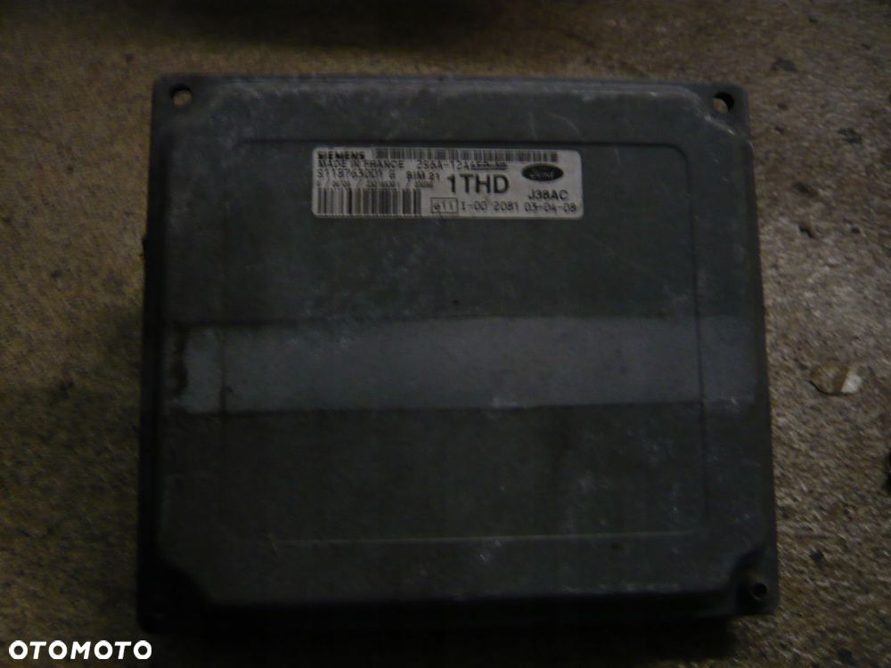 komputer sterownik silnika s118763001g ford fiesta mk6 1.3 - 1