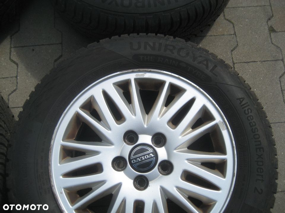 volvo s80 v70 s60 felgi aluminiowe 6,5x15 et43 5x108 30639360 opona 195x65x15 uniroyal - 7