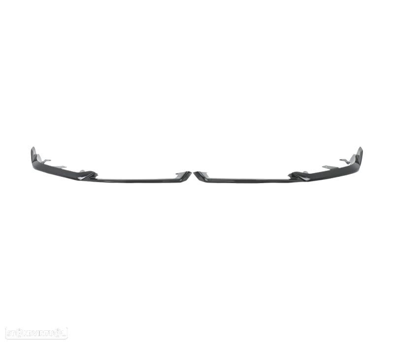 SPOILER LIP FRONTAL BMW G60 23- LOOK M PERFORMANCE PRETO BRILHANTE - 3