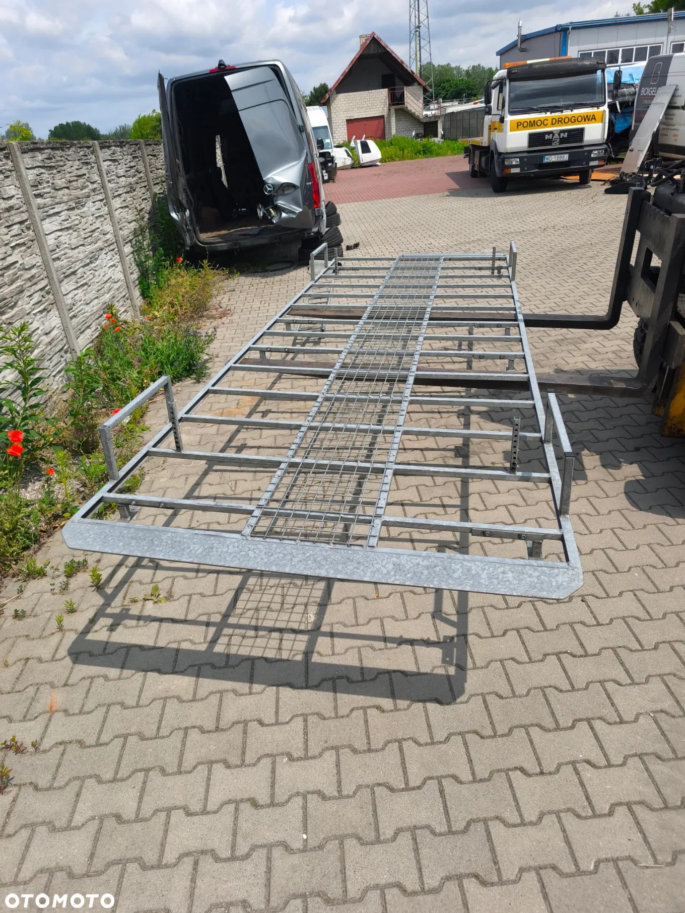 Bagażnik dachowy stelaż drabinka long Mercedes-Benz Sprinter w906 w907 Crafter 2006-2025 - 1