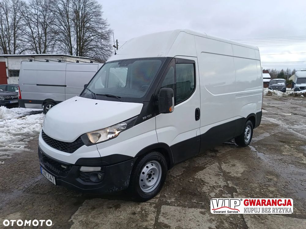 Iveco DAILY 35s13 L2H2 2.3 diesel 126kM, HAK(uciąg 3.5t) OPONY ZIMOWE BDB STAN, OGINALNY NISKI PRZEBIEG! Gotowy do pracy! - 1