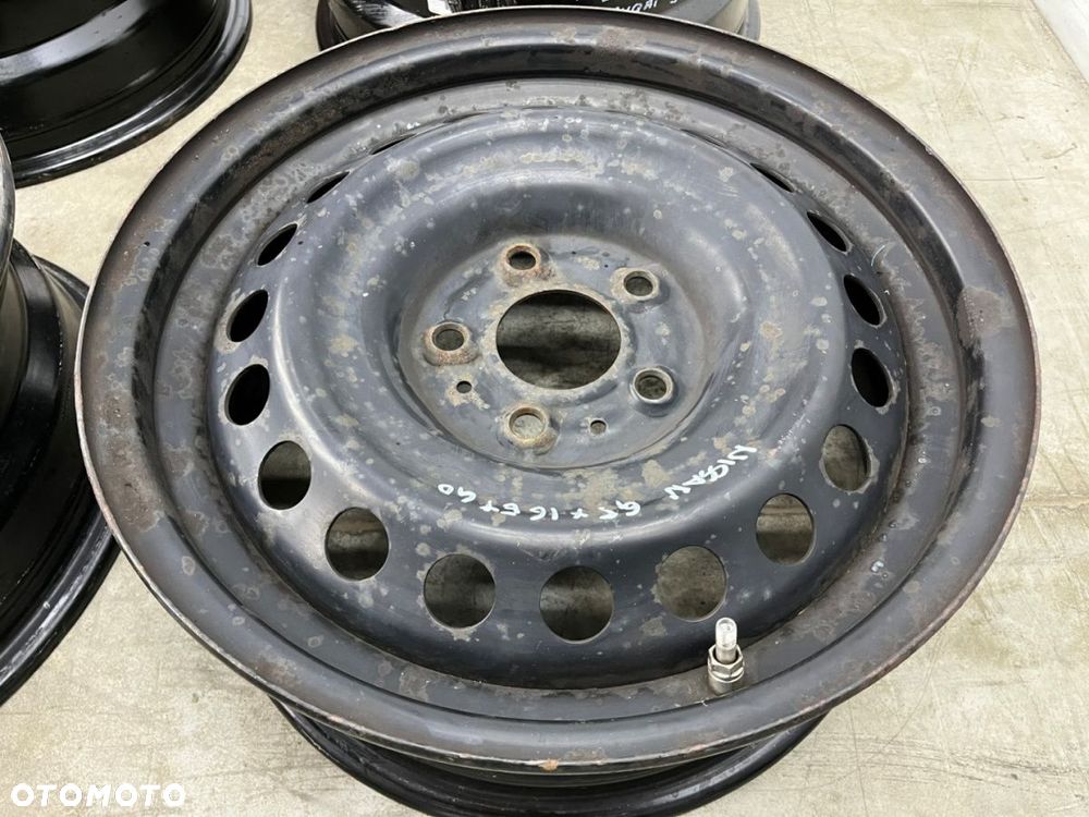 Felga Nissan Qashqai I J10 06-13r. 6,5jx16 5x114,3 ET40 felgi stalowe z czujnikami 16 cali KOMPLET - 14