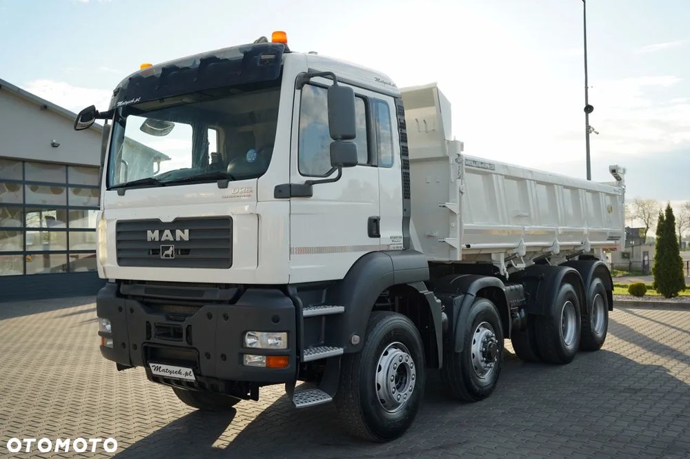 MAN TGA 35.480 / 8x6 / WYWROTKA 2 STRONNA / HYDROBURTA / MEILLER KIPPER / MANUAL / KAMERA - 17