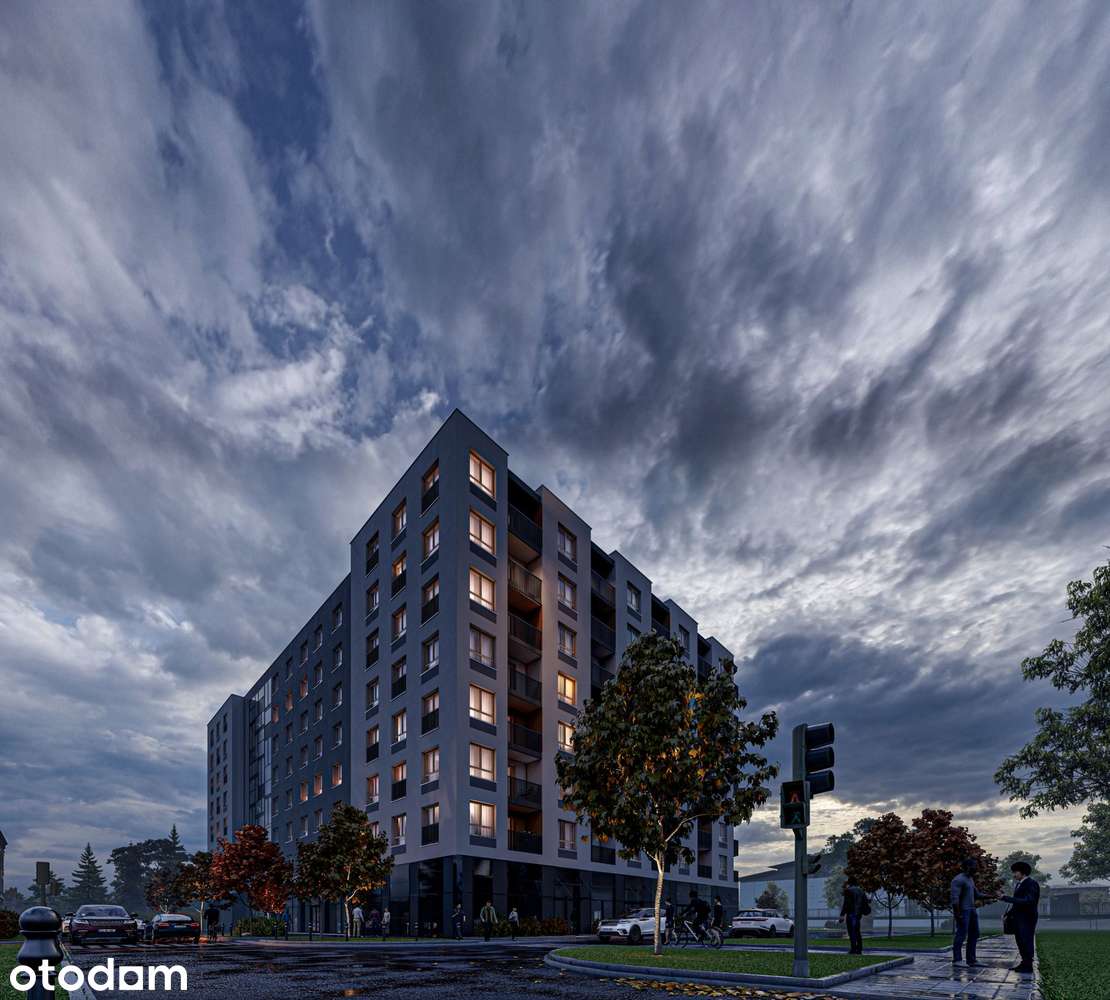 2-pokojowe mieszkanie 45m2 + loggia