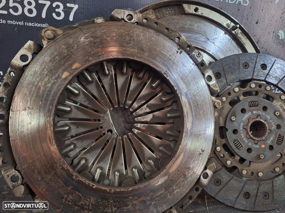 Bimassa usado FORD FOCUS II 1.6 TDCI 110CV G8DD VOLANTE MOTOR EMBRAIAGEM - 3