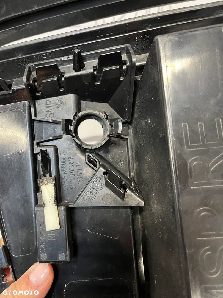 KRATKA ZDERZAKA PRZEDNIA PRAWA BMW G26 M-PAKIET 5111 8078618 - 3