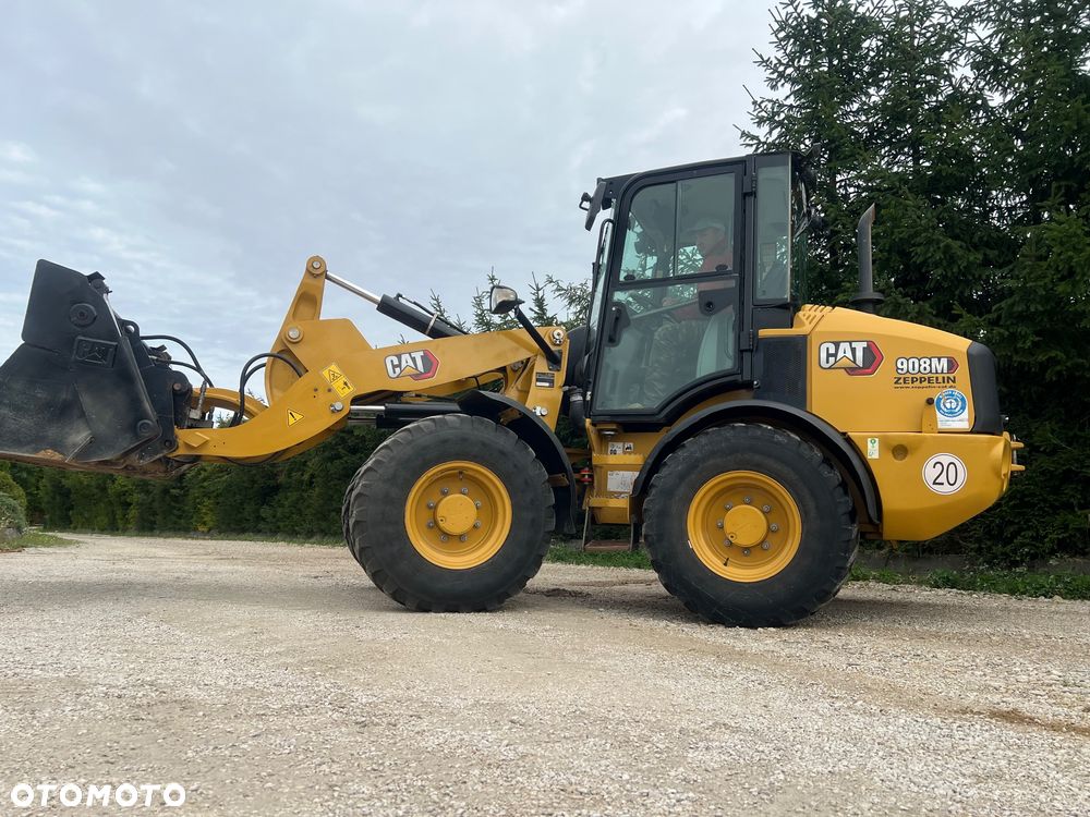 Caterpillar ŁADOWARKA CAT 908M 21r łyżka szczęka widły krokodyl 906 907 H przegubowa łamana Catepillar - 22