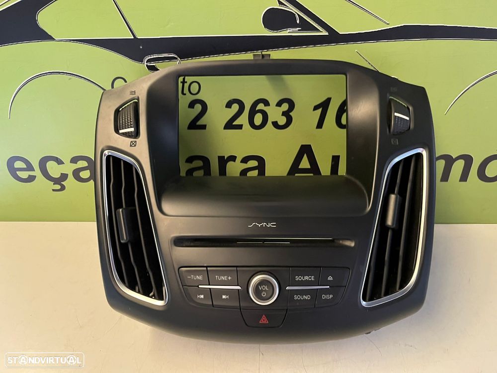 Ford Focus III - RADIO NAVEGAÇÃO DISPLAY CLIMATRONIC - R167 - 2