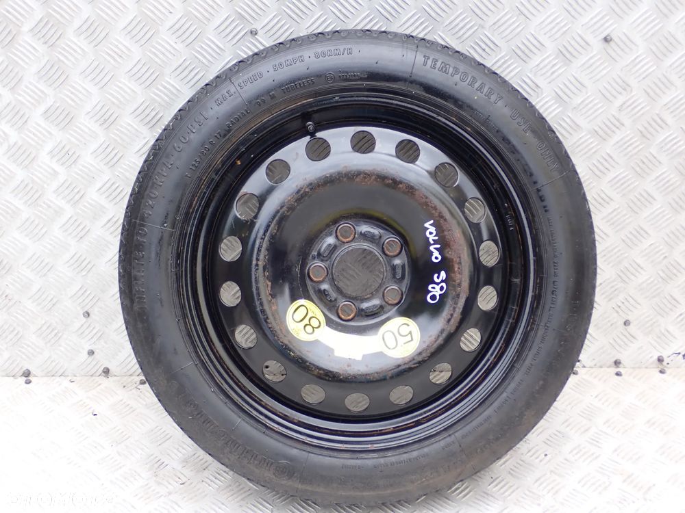 KOŁO ZAPASOWE DOJAZDOWE VOLVO S80  4BX17  125/80/17 - 1