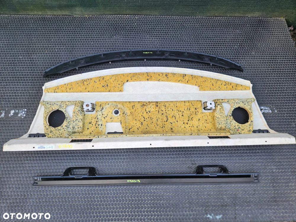 Półka Podszybie 7058347 9111244 7123386 Kratka Listwa Bagażnika Osłona Tapicerka Czarna Tył Tylna BMW 3 E90 LCI Lift Sedan - 31