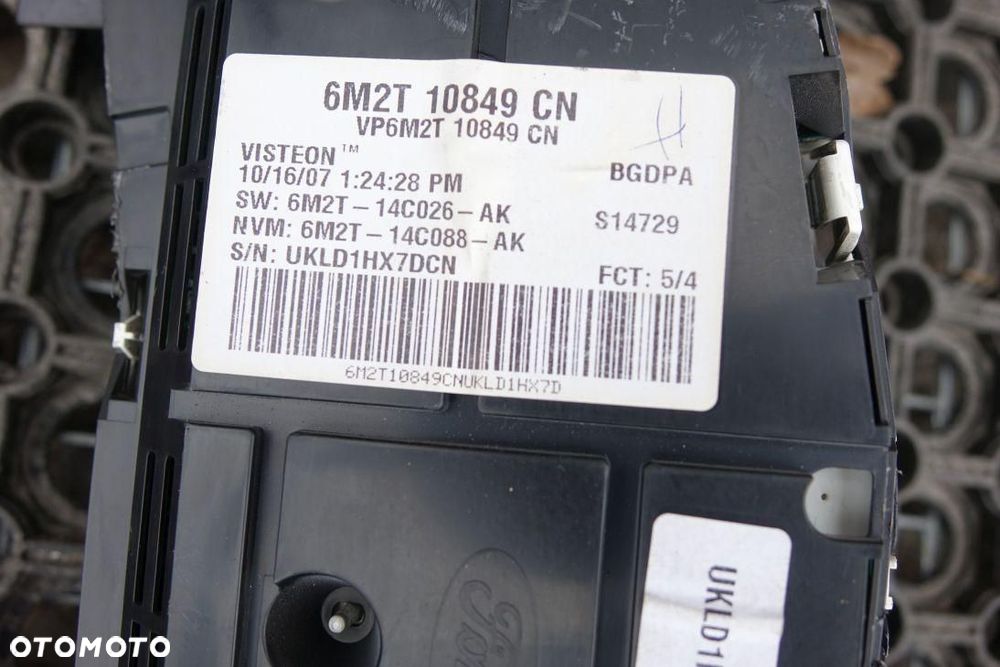 LICZNIK ZEGARU EUROPA FORD MONDEO MK4 S-MAX 6M2T10849CN - 3