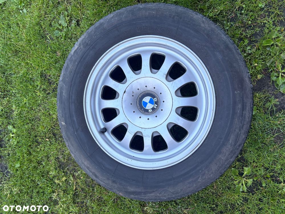 BMW E39 Oryginalne Felgi Aluminiowe 15” 5x120 ET20 + Opony - 1