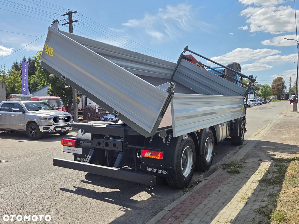 Mercedes-Benz AXOR 2633 // 6x4 330KM // PALFINGER PK12001 // 3 WYSUWY RADIOWY PILOT // NOWY KIPER WYWROTKA / NOWE OPONY - 18