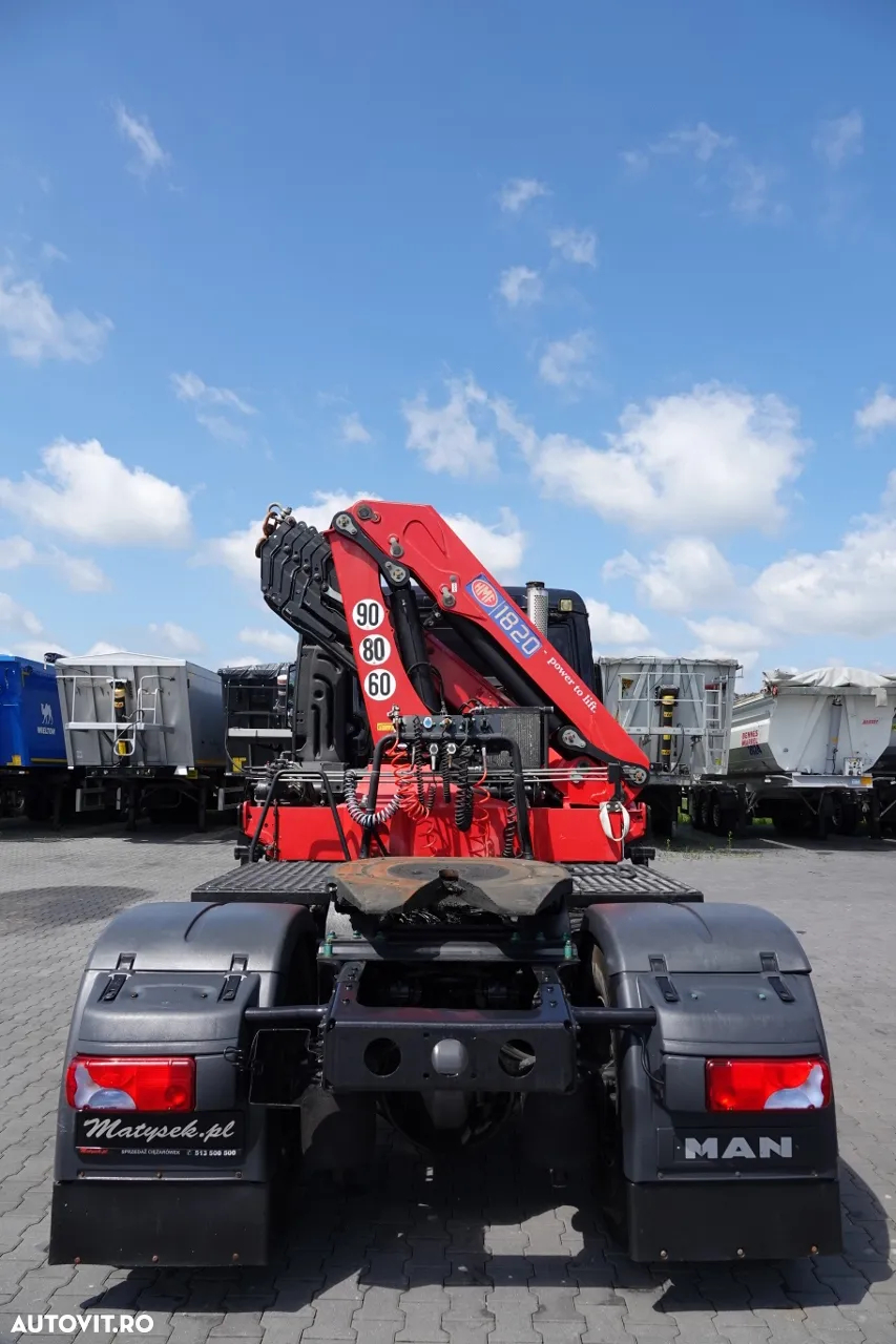 MAN TGS 480 / HDS HMF 1820 / RAZA 17,5 m / EURO 6 / MANUAL / RADIO CONTROL / TRACTOR - 10