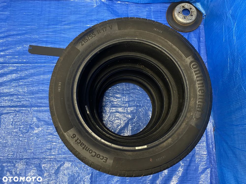 OPONA 17 OPONY LETNIE LATO KOMPLET OPON 4SZT CONTINENTAL ECO CONTACT 6 215/55R17 94V  2021 - 6