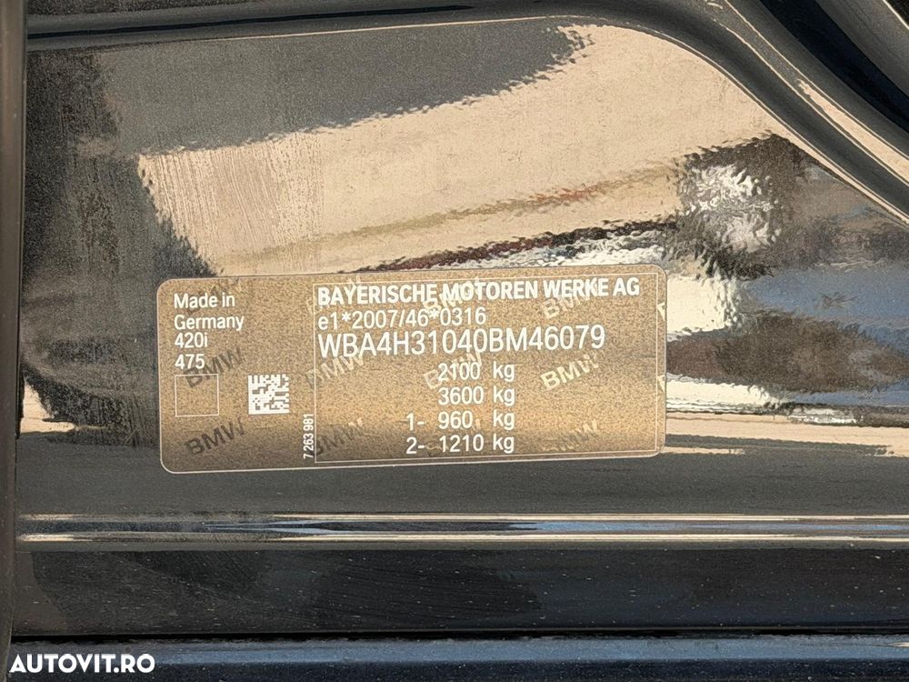 BMW Seria 4 420i Sport-Aut. Sport Line - 33