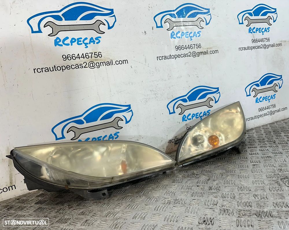 .Conjunto Farol Otica Frente Frontal Direita Esquerda Original Mistubishi Colt 8301A285 mr957356 2003 - 2013 - 4