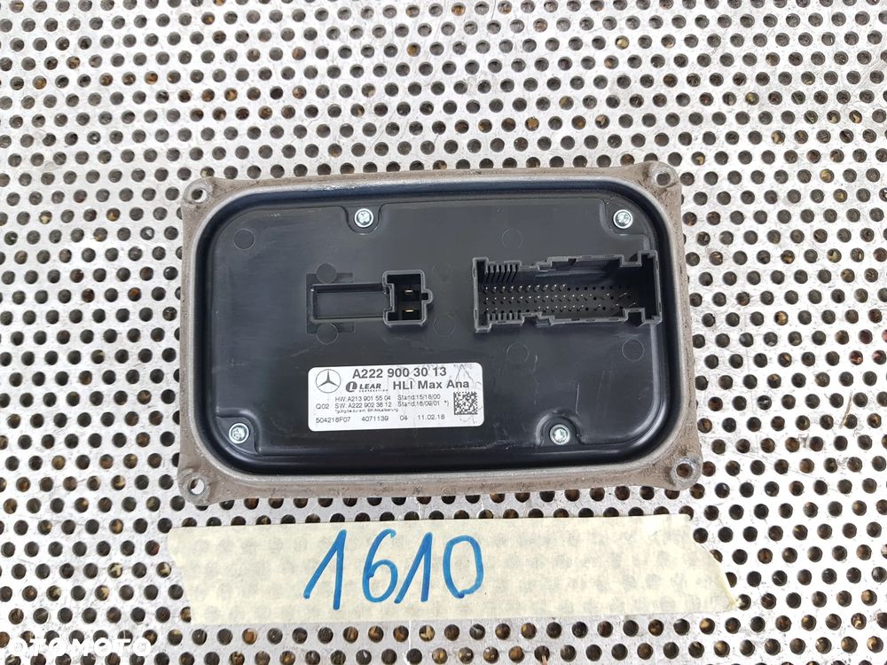Mercedes W213 E W222 S W257 CLS Przetwornica Sterownik Moduł LED - 2
