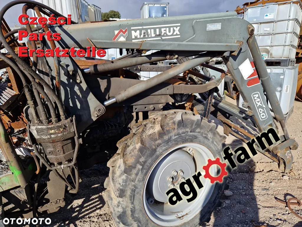 Deutz Agroplus 70 blok wał obudowa skrzynia most zwolnica piasta - 2