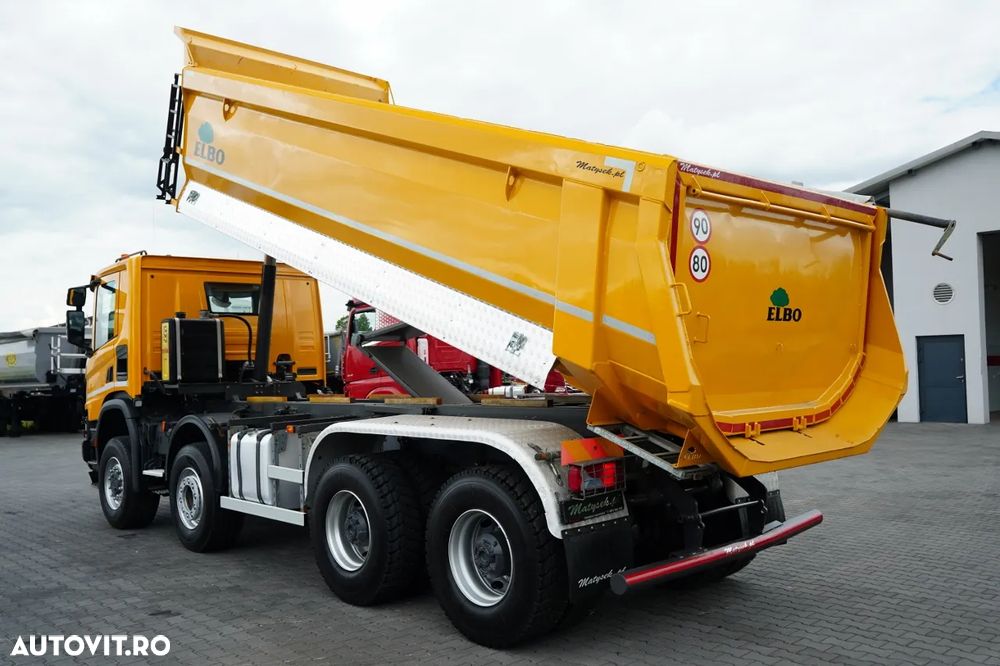 Scania P 450 XT / 8x6 / BASCULATOR SPATE / OPTICRUISE / ANVELOPE 100% / EURO 6 - 4