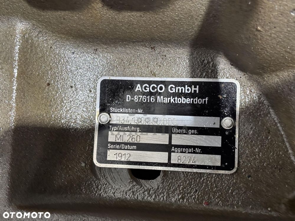 Skrzynia Biegów AGCO Fendt ML260 Po Regeneracji - 4