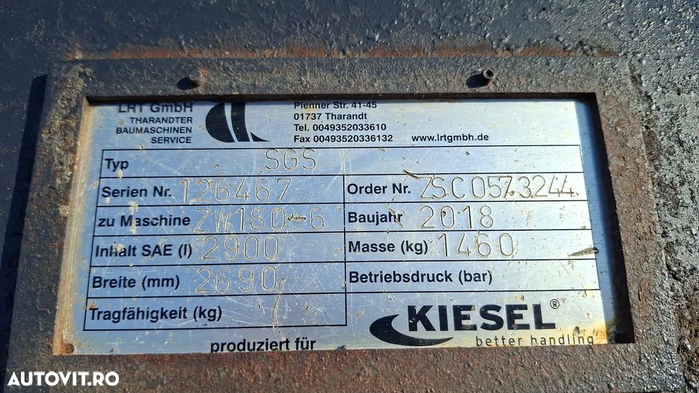 Hitachi ZW180, 2021, 3.903, cupa 3mc, Masa operationala 18t, Anvelope 20,5R25 80% bune, gresare automata, inaltime basculare cupa 4m, latime incarcator 2,5m, 173CP, Aer cond, produs in JAPONIA, CA NOU, posibilitate leasing 4ani-PROMOTIE 94900 EUR+Tva - 16