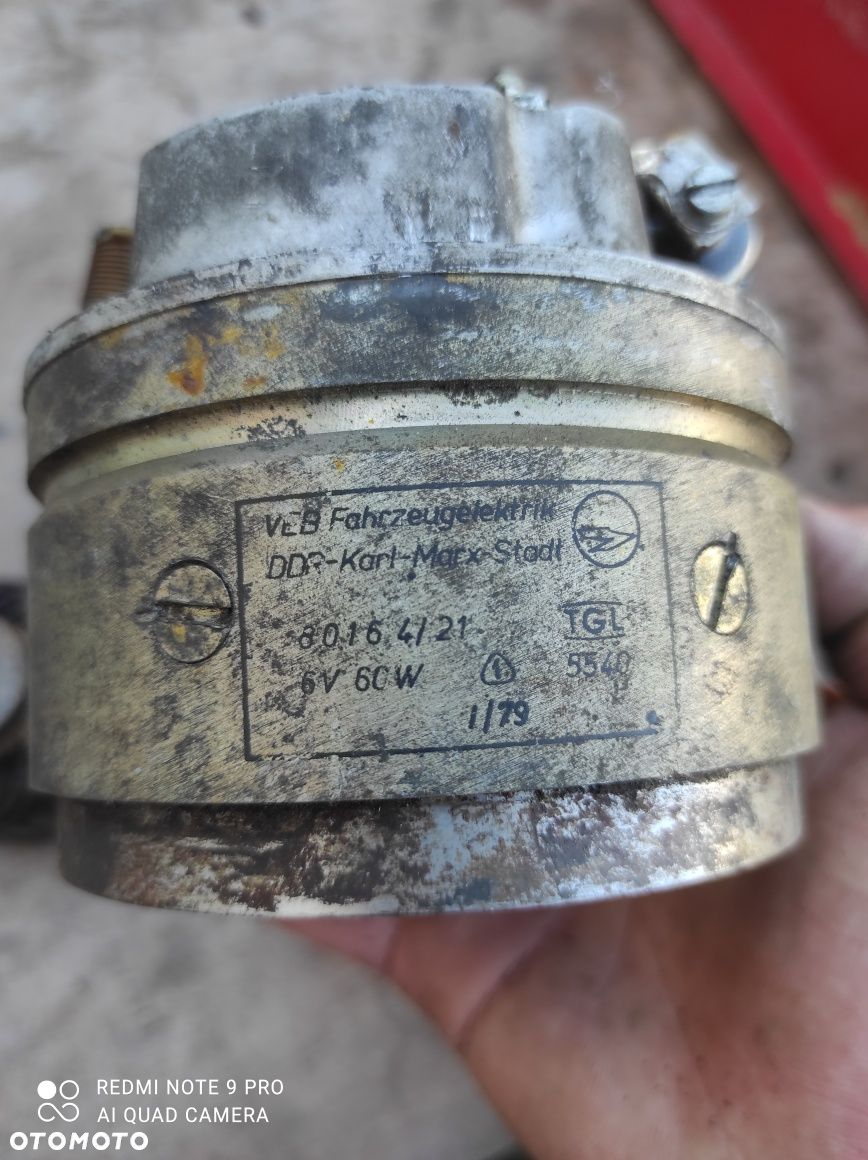 Zapłon iskrownik stojan wirnik prądnica MZ 6V 60w org DDR 10.89 - 4