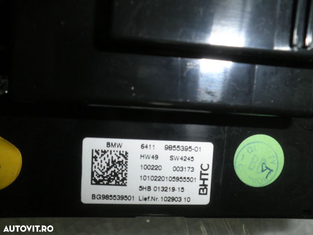 Panou comenzi clima + grile centrale BMW Seria 2 F44, Seria 1 F40, 9855395 - 4
