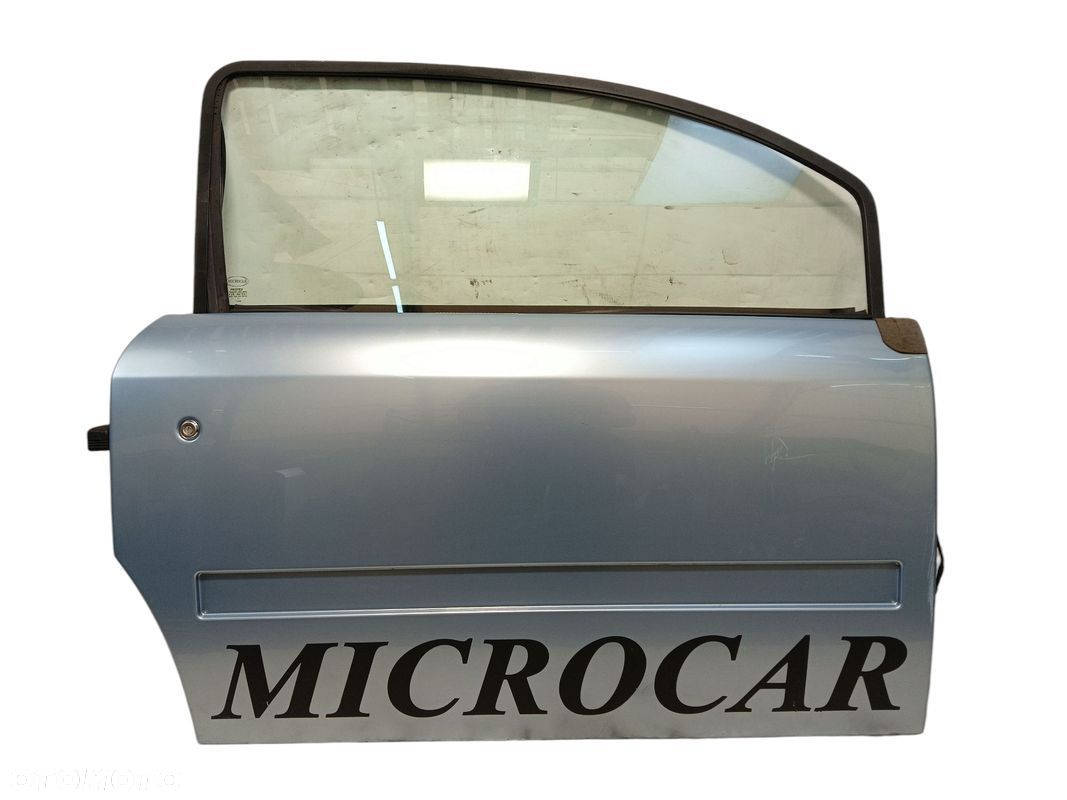 DRZWI PRAWY PRZÓD MICROCAR MC1 SREBRNE - 1