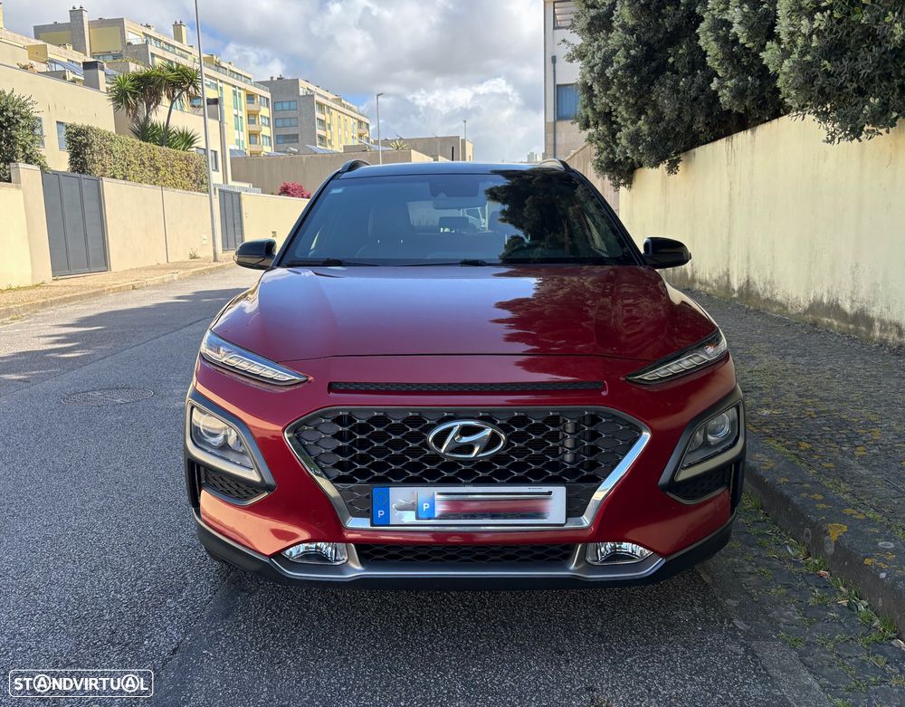 Hyundai Kauai 1.0 T-GDi Premium Pele/Tec.Vermelho - 35