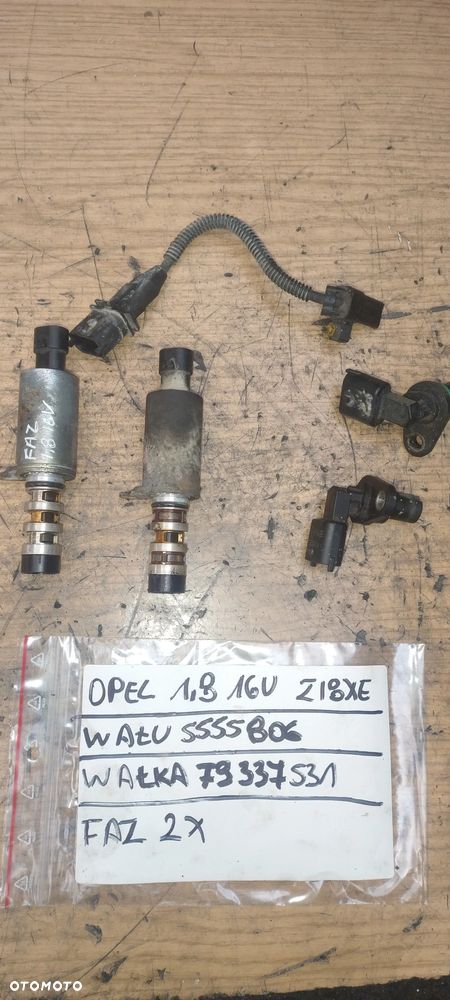 OPEL astra zafira inne 1,6 16V  1,8 16v czujnik faz walka rozrządu 55352609 - 3