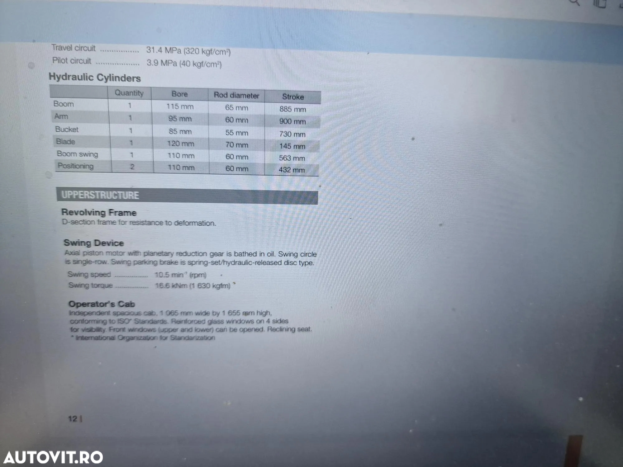 Hitachi ZX85, 2023, 19.85, Cupla rapida si 3 cupe-63.900 eur+Tva., camera spate, camelre laterale, senzori detectie parametru, senile cauciuc 90% ok, posibilite leasing 4 ani, CA NOU-PROMOTIE 63900 EUR+tva - 30