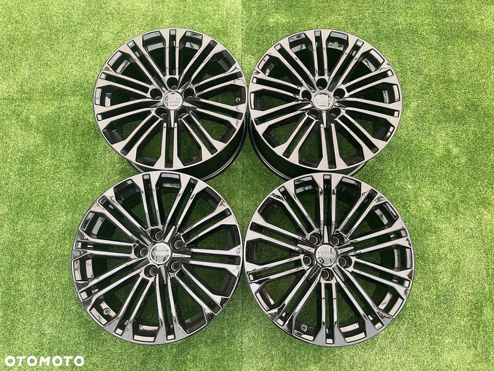 KOMPLET FELG FELGI ALU AUDI 8W0 A4 A5 A6 Q3 18 5X112 ET31 ORYGINALNE - 3