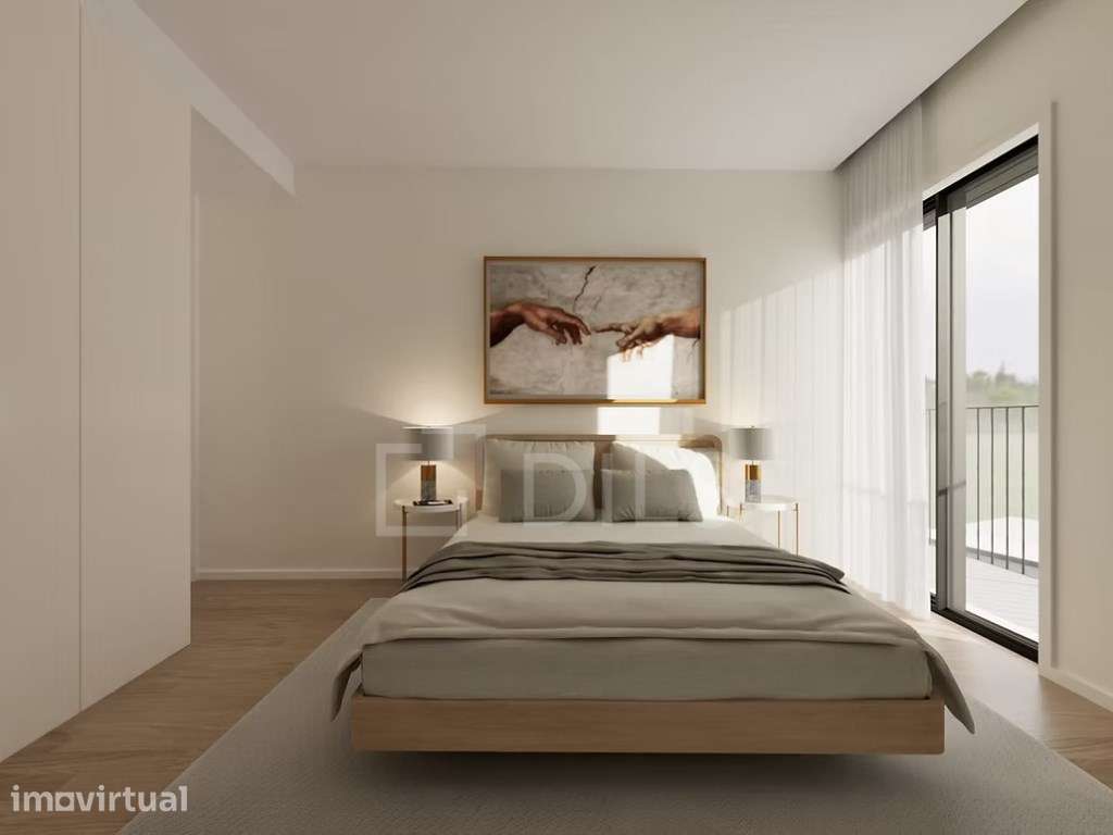 Apartamento T1 novo com varanda e garagem, Costa Cabral, Porto. - Grande imagem: 4/17