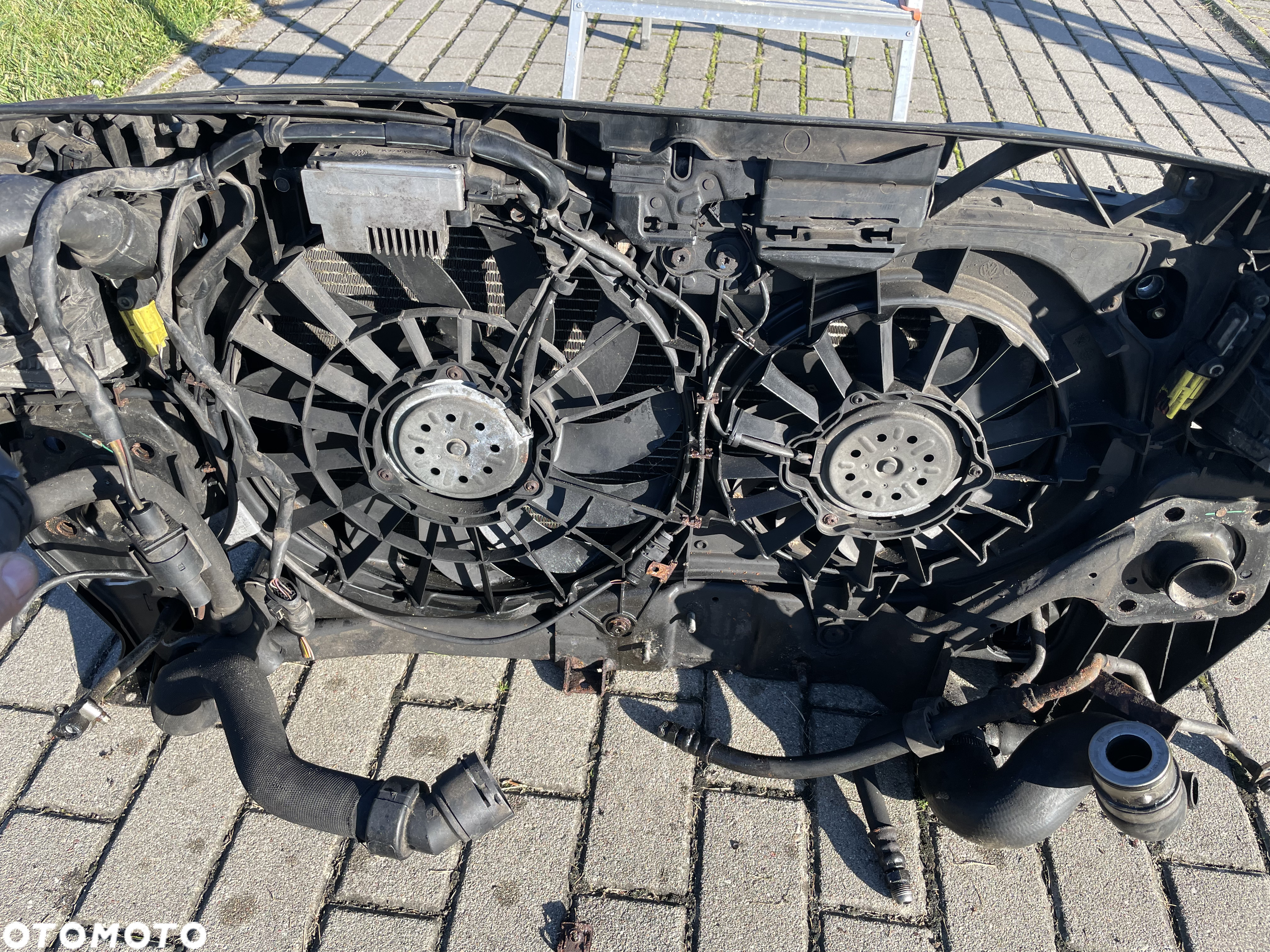 AUDI A4 B7 PRZÓD KOMPLETNY BŁOTNIK LAMPA REFLEKTOR PAS PRZEDNI AUTOMAT 2,0TDI GRILL XENON LY9B - 10