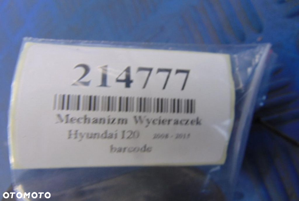 HYUNDAI I20 1.1CRDI HB MECHANIZM WYCIERACZEK PRZÓD - 5