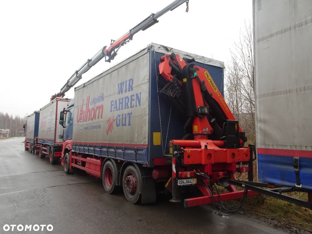 Mercedes-Benz Actros 2542 MP4 EURO 6 HDS Palfinger PK 18002 JIB firanka sprowadzony z Niemiec stan idealny zestaw z przyczepa - 15