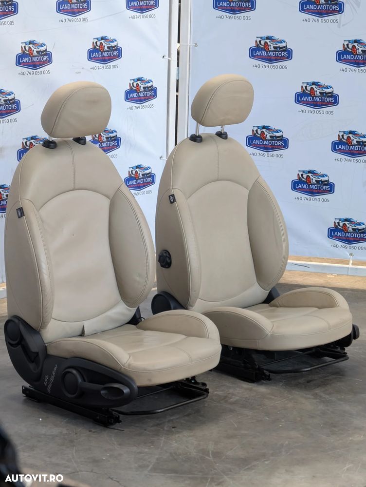 INTERIOR PIELE / SCAUNE + BANCHETE MINI COOPER D ALL4 Countryman R60 2010 1.6 DIESEL / HATCHBACK 2010-2016 COD OEM 1855058 / 52109802659 / 52109802655 / 52109806595 / 52109806611 / 52109802697 - 4