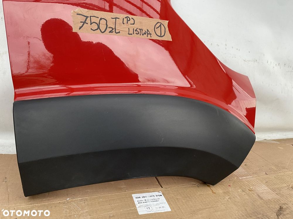 DUCATO BOXER JUMPER LIFT MAXI 14- BŁOTNIK PRZEDNI PRAWY Z LISTWĄ CZERWONY - 6