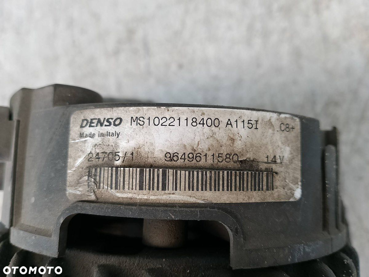 ALTERNATOR PEUGEOT 206 9649611580   MS1022118400 1.4 - 2
