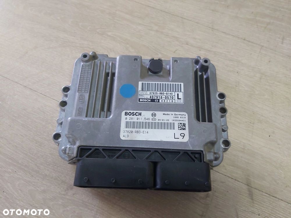 Honda Accord VII 7 komputer sterownik silnika 2,2 i-CTDi - 1