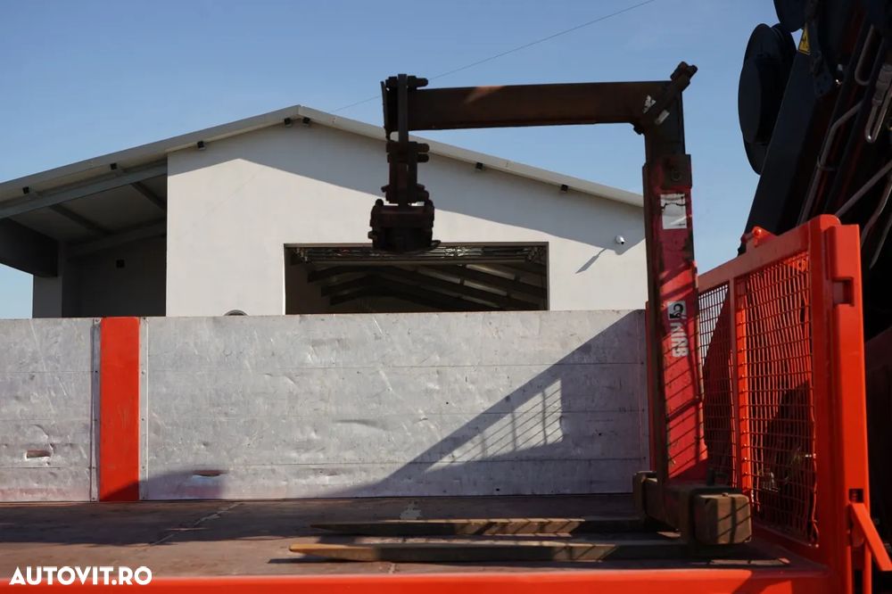 Renault C 430 / 6x4 / LIVRARE 6.7 M + CUPTOR HIAB 166 ES-4 / EXTENSIE 12.5 M / RADIOCOMANDĂ / FURCĂ / ROTATOARE - 22