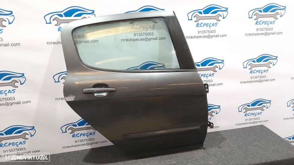 PORTA TRASEIRA TRÁS DIREITA PEUGEOT 308 MK1 FASE I 1 FECHO ELEVADOR MOTOR PUXADOR VIDRO - 5