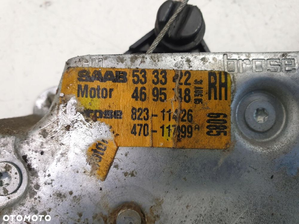 Saab 9-5 lift MECHANIZM SZYBY prawy TYŁ TYLNY - 10
