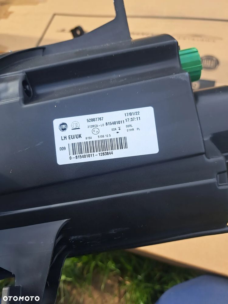 światło do jazdy dziennej prawe lewe Fiat 500 lift 52007766 52007767 Halogen lewy prawy Fiat 500 Lift światła do jazdy dziennej - 8