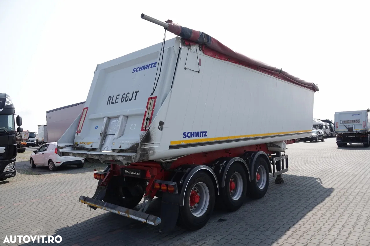 Schmitz Cargobull 40 M3 BASCULATOR / CAMION ALUMINIU / AXIE LIFTATOR / SAF / IMPORTAT - 7