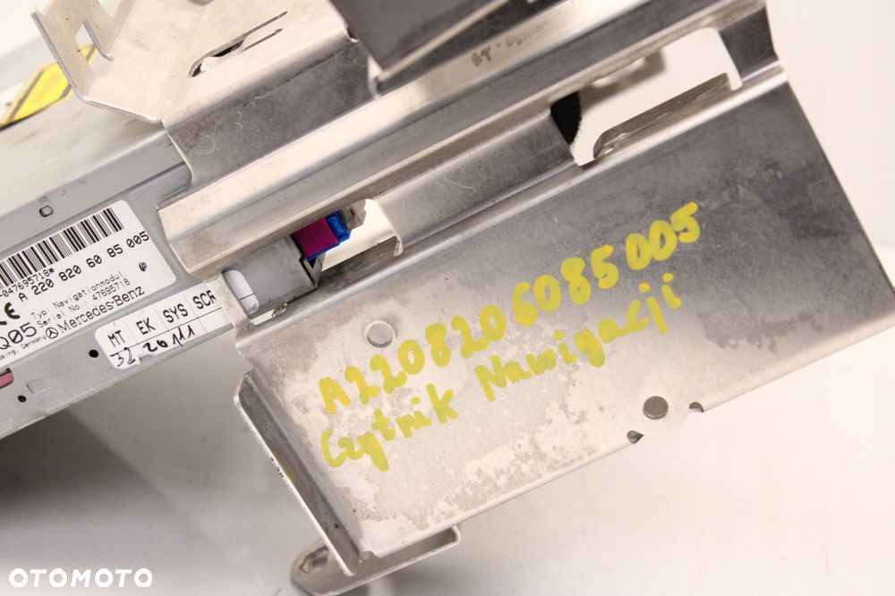 mercedes w220 98r- czytnik nawigacji a2208206085 a2208206085005 - 5