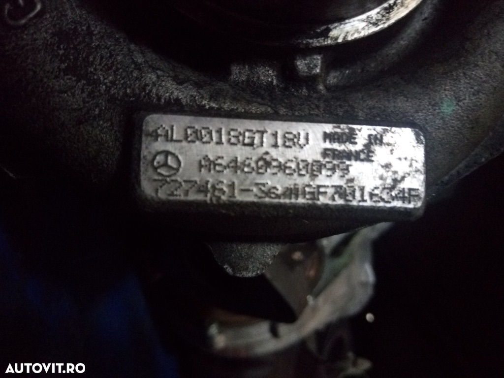 Turbo MERCEDES C class W203, E class W211 2003 2004 2005 2006 2007 A6460900080 - 3